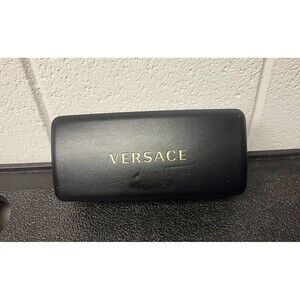 VERSACE BLACK EYE GLASS HARD CASE *Read